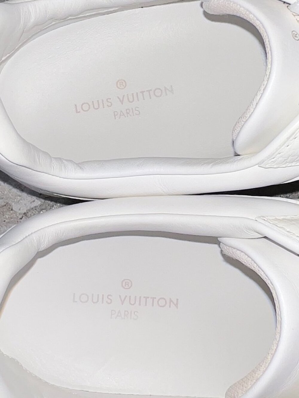 Louis Vuitton Luxembourg Monogram Sneaker Taurillon Leather 8.5 LV 9.5 US 42.5 - Picture 10 of 12